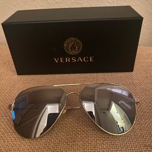 Authentic Versace Aviator Women’s Sunglasses
